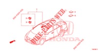 FAISCEAU DES FILS (6) (RH) pour Honda CIVIC TOURER 1.8 ES 5 Portes 5 vitesses automatique 2014