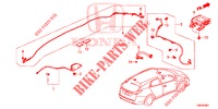 ANTENNE (RH) pour Honda CIVIC TOURER 1.8 EXGT 5 Portes 5 vitesses automatique 2014