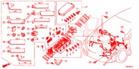FAISCEAU DES FILS (1) (RH) pour Honda CIVIC TOURER 1.8 EXGT 5 Portes 5 vitesses automatique 2014