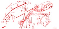 MOULAGE/PROTECTION pour Honda CIVIC TOURER 1.8 EXGT 5 Portes 5 vitesses automatique 2014