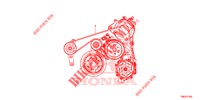 COURROIE ALTERNATEUR pour Honda CIVIC TOURER 1.8 SE 5 Portes 5 vitesses automatique 2014