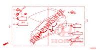 FAISCEAU DES FILS (5) (RH) pour Honda CIVIC TOURER 1.8 SE 5 Portes 5 vitesses automatique 2014