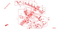 GARNITURE DE HAYON AR. pour Honda CIVIC TOURER 1.8 SE 5 Portes 5 vitesses automatique 2014