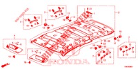 GARNITURE DE PLAFOND pour Honda CIVIC TOURER 1.8 SE 5 Portes 5 vitesses automatique 2014