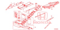 OUTILS/CRIC pour Honda CIVIC TOURER 1.8 SE 5 Portes 5 vitesses automatique 2014