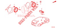 HAUT PARLEUR pour Honda CIVIC TOURER 1.8 ES 5 Portes 5 vitesses automatique 2015