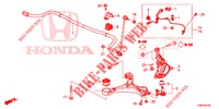 ARTICULATION AVANT pour Honda CIVIC TOURER 1.8 EX 5 Portes 5 vitesses automatique 2016