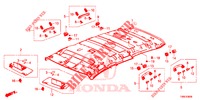 GARNITURE DE PLAFOND pour Honda CIVIC TOURER 1.8 EX 5 Portes 5 vitesses automatique 2016