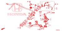 ARTICULATION AVANT pour Honda CIVIC TOURER 1.8 EXGT 5 Portes 5 vitesses automatique 2017