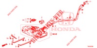 TUYAU DE REMPLISSAGE DE CARBURANT pour Honda CIVIC TOURER 1.8 EXGT 5 Portes 5 vitesses automatique 2017