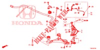 ARTICULATION AVANT pour Honda CIVIC TOURER 1.8 SE 5 Portes 5 vitesses automatique 2017