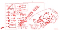 FAISCEAU DES FILS (3) (RH) pour Honda CIVIC TOURER 1.8 ES 5 Portes 6 vitesses manuelles 2014