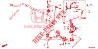 ARTICULATION AVANT pour Honda CIVIC TOURER 1.8 LIFESTYLE 5 Portes 6 vitesses manuelles 2014