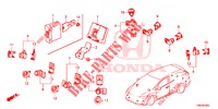 CAPTEUR DE STATIONNEMENT pour Honda CIVIC TOURER 1.8 LIFESTYLE 5 Portes 6 vitesses manuelles 2014