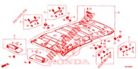 GARNITURE DE PLAFOND pour Honda CIVIC TOURER 1.8 LIFESTYLE 5 Portes 6 vitesses manuelles 2014