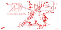ARTICULATION AVANT pour Honda CIVIC TOURER 1.8 EX 5 Portes 6 vitesses manuelles 2015