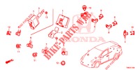 CAPTEUR DE STATIONNEMENT pour Honda CIVIC TOURER 1.8 EX 5 Portes 6 vitesses manuelles 2015