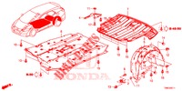 COUVERCLE INFERIEUR pour Honda CIVIC TOURER 1.8 EX 5 Portes 6 vitesses manuelles 2015