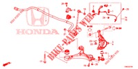 ARTICULATION AVANT pour Honda CIVIC TOURER 1.8 ES 5 Portes 6 vitesses manuelles 2016