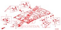 GARNITURE DE PLAFOND pour Honda CIVIC TOURER 1.8 ES 5 Portes 6 vitesses manuelles 2016
