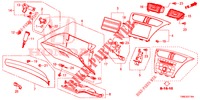 GARNITURE D'INSTRUMENT (COTE DE PASSAGER) (RH) pour Honda CIVIC TOURER 1.8 ES 5 Portes 6 vitesses manuelles 2016