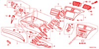 GARNITURE D'INSTRUMENT (COTE DE PASSAGER) (RH) pour Honda CIVIC TOURER 1.8 EXGT 5 Portes 6 vitesses manuelles 2016