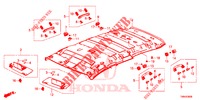 GARNITURE DE PLAFOND pour Honda CIVIC TOURER 1.8 EX 5 Portes 6 vitesses manuelles 2017