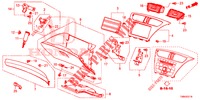 GARNITURE D'INSTRUMENT (COTE DE PASSAGER) (RH) pour Honda CIVIC TOURER 1.8 EX 5 Portes 6 vitesses manuelles 2017