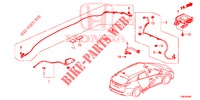 ANTENNE (RH) pour Honda CIVIC TOURER DIESEL 1.6 EXGT 5 Portes 6 vitesses manuelles 2014