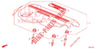 COUVERCLE DE MOTEUR (DIESEL) pour Honda CIVIC TOURER DIESEL 1.6 EXGT 5 Portes 6 vitesses manuelles 2014