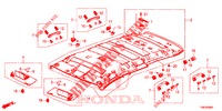 GARNITURE DE PLAFOND pour Honda CIVIC TOURER DIESEL 1.6 EXGT 5 Portes 6 vitesses manuelles 2014