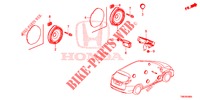HAUT PARLEUR pour Honda CIVIC TOURER DIESEL 1.6 EXGT 5 Portes 6 vitesses manuelles 2014