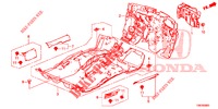 TAPIS DE SOL pour Honda CIVIC TOURER DIESEL 1.6 EXGT 5 Portes 6 vitesses manuelles 2014