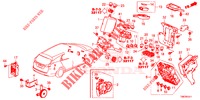 UNITE DE COMMANDE (CABINE) (1) (RH) pour Honda CIVIC TOURER DIESEL 1.6 EXGT 5 Portes 6 vitesses manuelles 2014