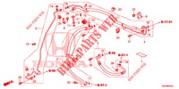 CLIMATISEUR (FLEXIBLES/TUYAUX) (DIESEL) (RH) pour Honda CIVIC TOURER DIESEL 1.6 LIFESTYLE 5 Portes 6 vitesses manuelles 2014