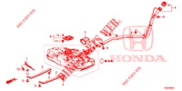 TUYAU DE REMPLISSAGE DE CARBURANT (DIESEL) pour Honda CIVIC TOURER DIESEL 1.6 S 5 Portes 6 vitesses manuelles 2014