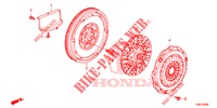 EMBRAYAGE (DIESEL) pour Honda CIVIC TOURER DIESEL 1.6 ES 5 Portes 6 vitesses manuelles 2015