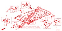 GARNITURE DE PLAFOND pour Honda CIVIC TOURER DIESEL 1.6 ES 5 Portes 6 vitesses manuelles 2015
