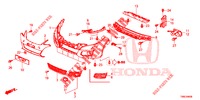 PARE CHOCS AVANT pour Honda CIVIC TOURER DIESEL 1.6 ES 5 Portes 6 vitesses manuelles 2015