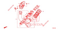 TUBE D'ADMISSION D'AIR (DIESEL) pour Honda CIVIC TOURER DIESEL 1.6 ES 5 Portes 6 vitesses manuelles 2015