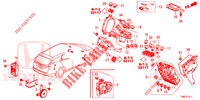 UNITE DE COMMANDE (CABINE) (1) (RH) pour Honda CIVIC TOURER DIESEL 1.6 ES 5 Portes 6 vitesses manuelles 2015