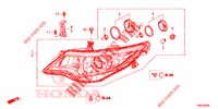 PROJECTEUR pour Honda CIVIC TOURER DIESEL 1.6 EX 5 Portes 6 vitesses manuelles 2015