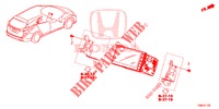 SYSTEME DE NAVIGATION pour Honda CIVIC TOURER DIESEL 1.6 EX 5 Portes 6 vitesses manuelles 2015