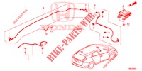 ANTENNE (RH) pour Honda CIVIC TOURER DIESEL 1.6 EXGT 5 Portes 6 vitesses manuelles 2015
