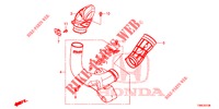 TUBE D'ADMISSION D'AIR (DIESEL) pour Honda CIVIC TOURER DIESEL 1.6 S 5 Portes 6 vitesses manuelles 2015