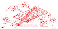GARNITURE DE PLAFOND pour Honda CIVIC TOURER DIESEL 1.6 ES 5 Portes 6 vitesses manuelles 2016