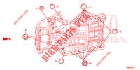 ANNEAU (INFERIEUR) pour Honda CIVIC TOURER DIESEL 1.6 EX 5 Portes 6 vitesses manuelles 2017