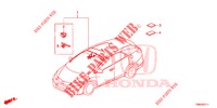 FAISCEAU DES FILS (6) (RH) pour Honda CIVIC TOURER DIESEL 1.6 EX 5 Portes 6 vitesses manuelles 2017
