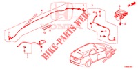 ANTENNE (RH) pour Honda CIVIC TOURER DIESEL 1.6 EXGT 5 Portes 6 vitesses manuelles 2017