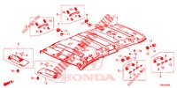 GARNITURE DE PLAFOND pour Honda CIVIC TOURER DIESEL 1.6 EXGT 5 Portes 6 vitesses manuelles 2017